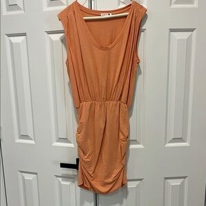 Orange Sleeveless Dress